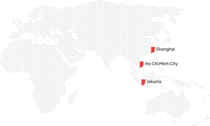 Map of Europe & Asia