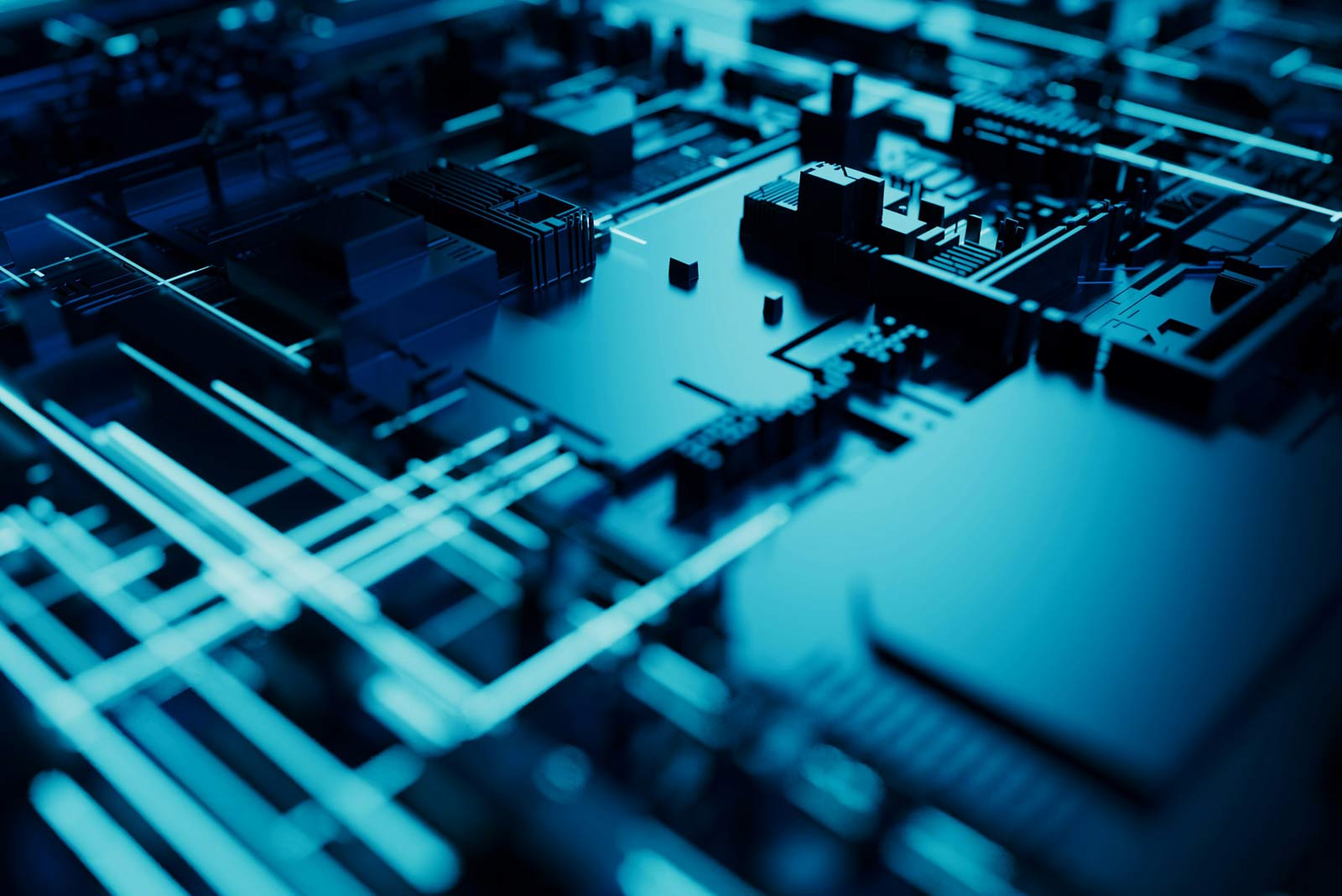 View of a circuit board